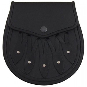 Hunting Leather Black Sporran