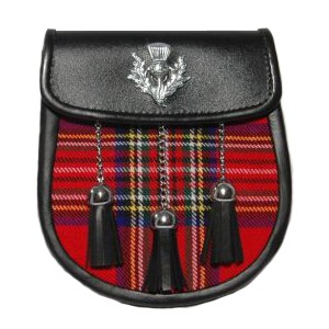 Sami Dress Sporran Thistle Badge with Tassels