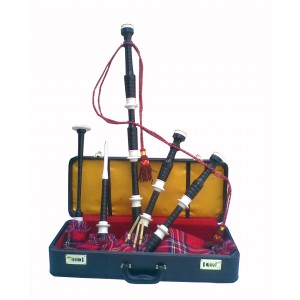 Ebony/African Blackwood Great Highland Bagpipe