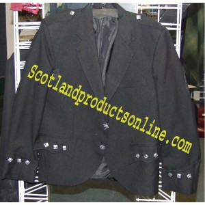 Black Argyll Kilt Jacket