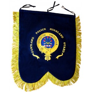 Portland Police Highland Guard Banner
