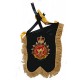 Pipe Banner With Hand Custom Embroidery Crest Badge
