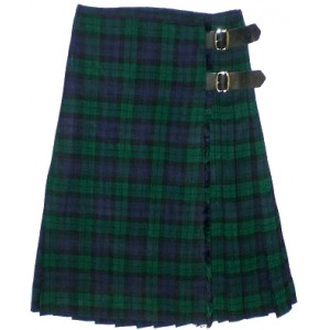 Scottish Black Watch Tartan long Kilt