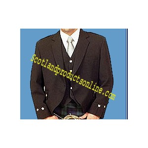 Brown Argyll Kilt Jackets With Waistcoat