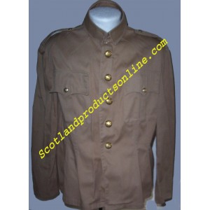 WW1/WW2 Style Other Ranks Khaki Frock Tunic Jacket