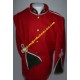 Red Anglo Zulu War -1879 Tunic with Green Fashion