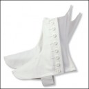 Military Style White Canvas Spat