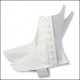Military Style White Canvas Spat