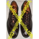 Tan Brown Leather Ghillie Brogues