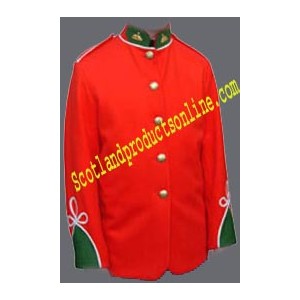 Red Zulu Jacket Tunic with Green Fashion