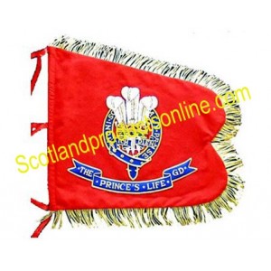 Bagpipe Banner With Custom Crest Badge