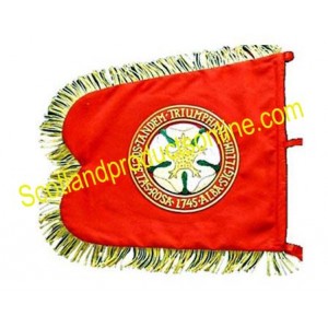 Bagpipe Banner With Custom Badge