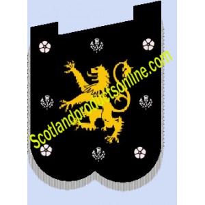 Pipe Banner With Custom Embroidery Badge