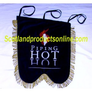 Hot Piping Pipe Banner With Embroidery
