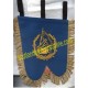 Pipe Banner With Bagpipe Badge