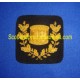 Golden Drum Wreath Badge Patch